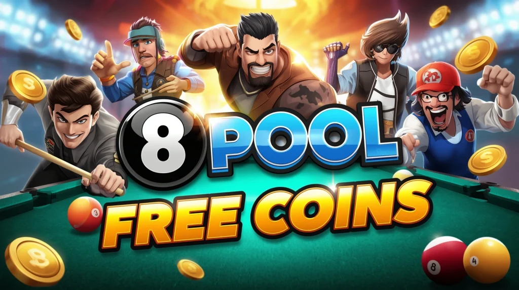 How to Get Free Coins in 8 Ball Pool – 100% Working Methods in 2025